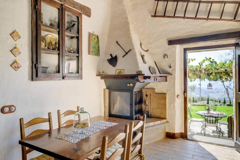 Girasole Cottage Overlooking The Orcia Valley In Tuscany Radicofani Eksteriør bilde
